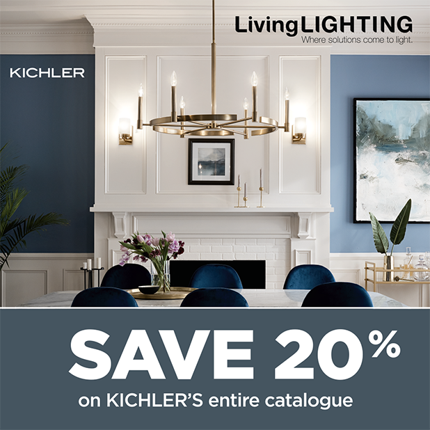 Save 20% on Kichler's entire catalogue