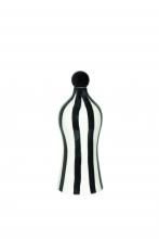 Zafferano America RIG1508 - CERAMIC BOTTLE w/PAINTED STRIPES