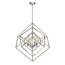 Avista Lighting Inc A5924PN - Avista Geometric 24" Chandelier Polished Nickel
