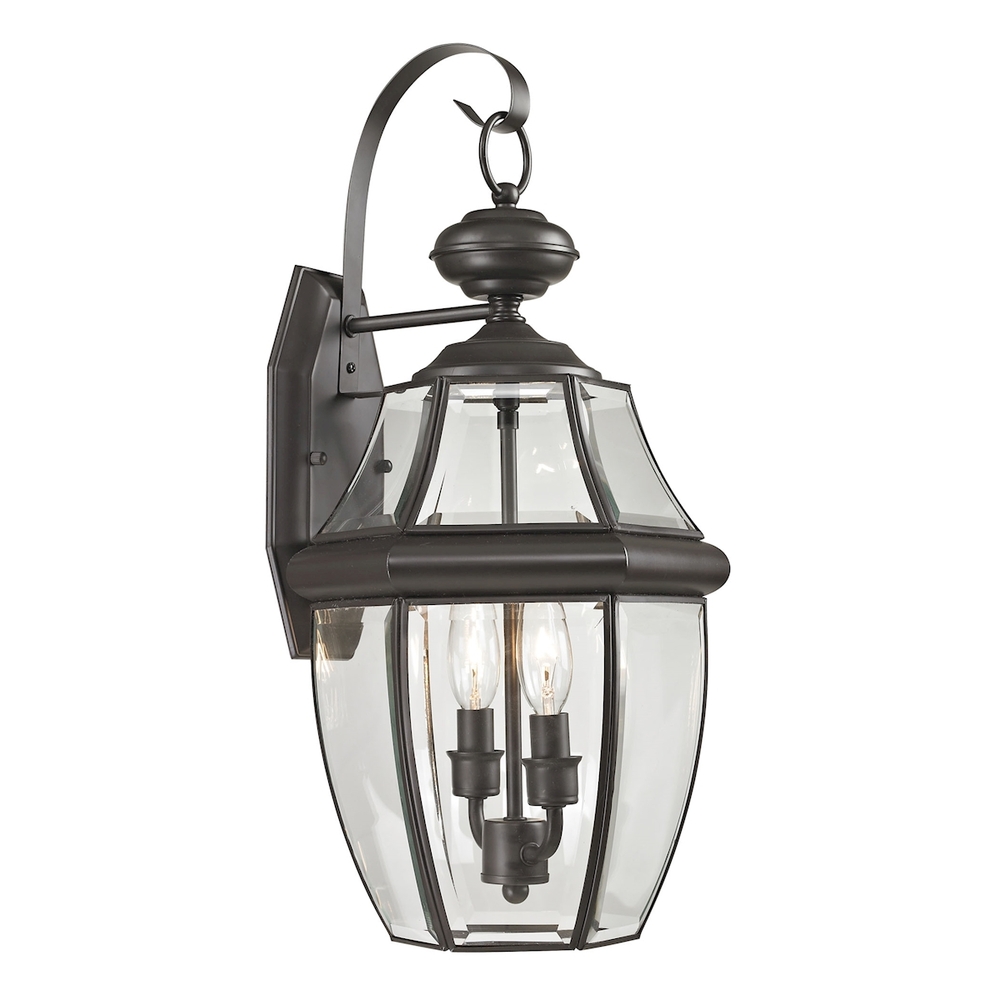 Ashford 2-Light Coach Lantern in Oil Rubbed Bronze - Medium