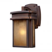 ELK Home Plus 42146/1 - Sedona 1-Light Outdoor Wall Lamp in Hazelnut Bronze