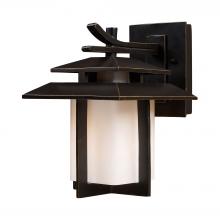 ELK Home Plus 42170/1 - Kanso 1-Light Outdoor Wall Lamp in Hazelnut Bronze