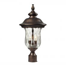 ELK Home Plus 45023/2 - Lafayette 2-Light Outdoor Post Mount in Regal Bronze