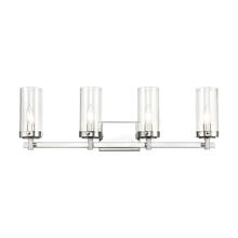 ELK Home Plus 47304/4 - Melinda 4-Light Vanity Light in Polished Chrome with Seedy Glass