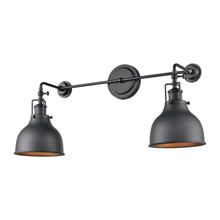 ELK Home Plus 47514/2 - Skillet 2-Light sconce in  Matte Black