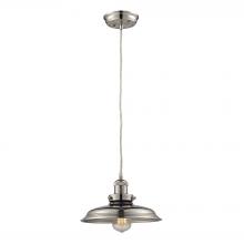 ELK Home Plus 55011/1 - Newberry 1-Light Mini Pendant in Polished Nickel