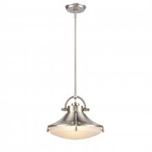 ELK Home Plus 67786/1 - Urbanite 13'' Wide 1-Light Pendant - Satin Nickel