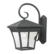 ELK Home Plus 8421EW/65 - Ridgewood 1-Light Coach Lantern in Matte Textured Black - Large