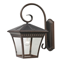 ELK Home Plus 8421EW/70 - Ridgewood 1-Light Coach Lantern in Hazelnut Bronze - Large