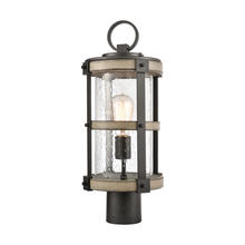 ELK Home Plus 89148/1 - Annenberg 19'' High 1-Light Outdoor Post Light - Anvil Iron