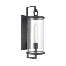 ELK Home Plus 89491/1 - Hopkins 18'' High 1-Light Outdoor Sconce - Charcoal Black