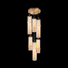 Matteo Lighting C30606MBSM - Bambu Matte Black Pendant