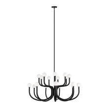 Matteo Lighting C34218MBOP - Joelle Matte Black Pendant