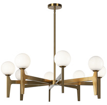 Matteo Lighting C34908AGOP - Scriben Aged Gold Brass Pendant
