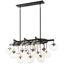 Matteo Lighting C38119MB - Bulbus Matte Black Pendant