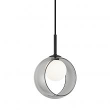 Matteo Lighting C60601BKSM - Delcia Black Pendant