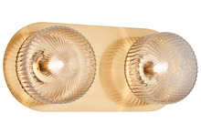 Matteo Lighting S01302AGCL - Knobbel Aged Gold Brass Wall Sconce