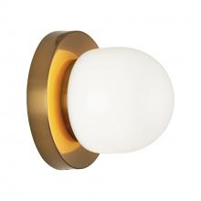 Matteo Lighting S14501AG - Pizzazz Aged Gold Brass Wall Sconce