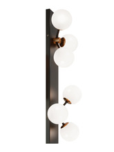 Matteo Lighting W83006AGOP - Novu Aged Gold Brass Wall Sconce