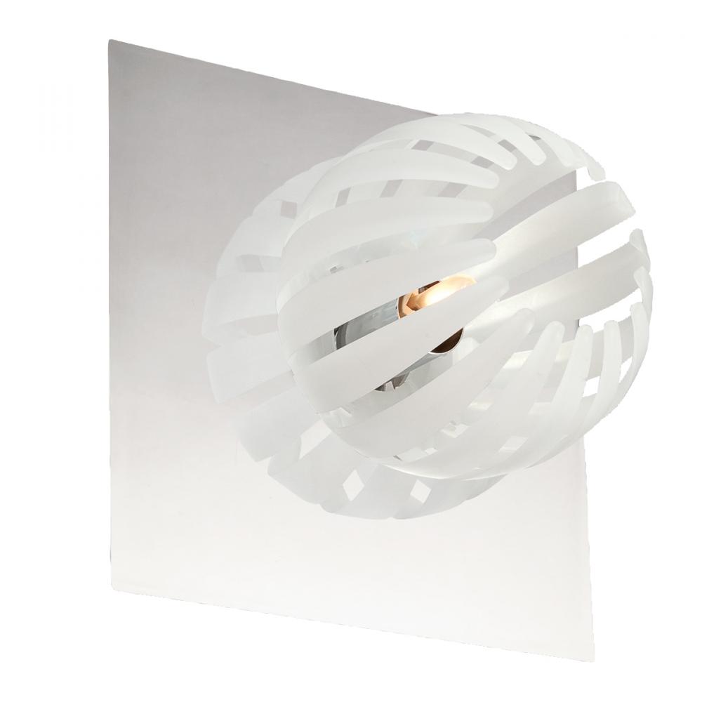 Cosmo, 1LT Wall Sconce, Chr/frst