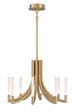 Eurofase 49010-015 - Olette-Chandelier-8Lt-24In-GD-Fr