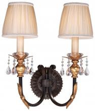 Minka Metropolitan N2690-258B - BELLA CRISTALLO - 2 LIGHT WALL SCONCE