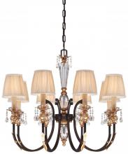 Minka Metropolitan N6648-258B - BELLA CRISTALLO - 8 LIGHT CHANDELIER