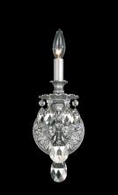 Schonbek 1870 5641-48S - Milano 1 Light 120V Wall Sconce in Antique Silver with Clear Crystals from Swarovski