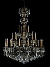 Schonbek 1870 5688-76R - Milano 28 Light 120V Chandelier in Heirloom Bronze with Radiance Crystal