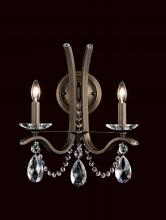 Schonbek 1870 VA8332N-76R - Vesca 2 Light 120V Wall Sconce in Heirloom Bronze with Radiance Crystal