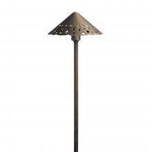 Kichler 15871CBR27 - Cast Hammered Roof 2700K LED Centennial Brass