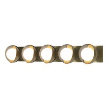Hubbardton Forge - Canada 201379-SKT-86-82-GG0711 - Brooklyn 5-Light Straight Double Shade Bath Sconce