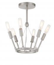Minka George Kovacs P1686-084 - ROYALIGHTY - 6 LIGHT SEMI FLUSH