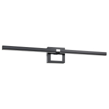 Eglo Canada 205806A - 1 LT Integrated LED Bath/Vanity Light w/ Black & Chrome Finish & White Diffuser