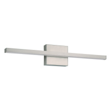 Eglo Canada 206226A - 1 LT LED Bath/Vanity Light w/ Matte Nickel Finish & White Acrylic Diffuser