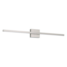 Eglo Canada 206227A - 1 LT LED Bath/Vanity Light w/ Matte Nickel Finish & White Acrylic Diffuser