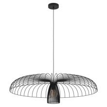 Eglo Canada 390217A - 1 LT Metal Dome Cage Chandelier w/ Black Finish